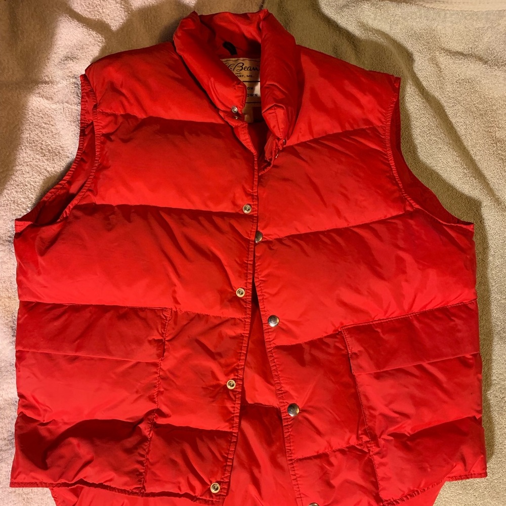L.L. Bean down vest